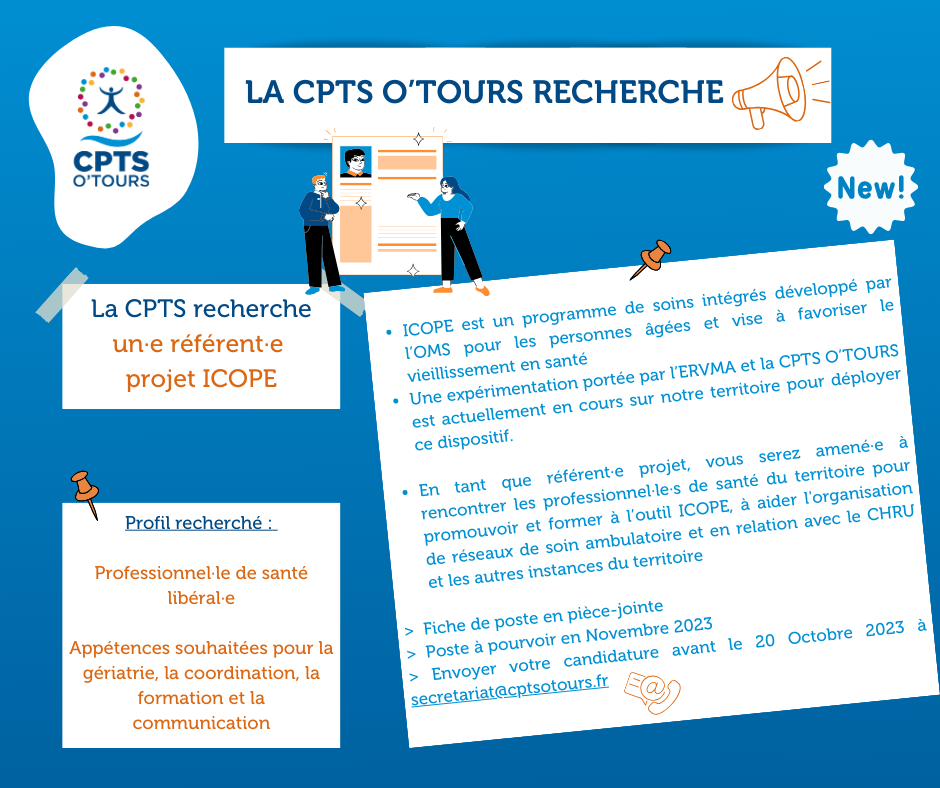 Recrutement Référent projet ICOPE