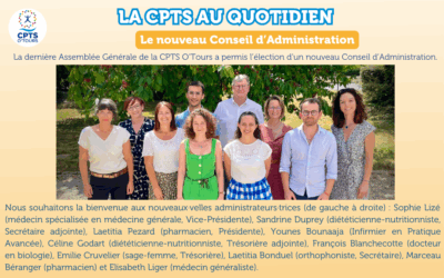 Découvrez le nouveau Conseil d’Administration de la CPTS O’TOURS