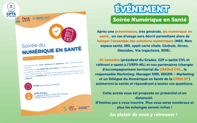 Soirée Numérique en Santé à la CPTS O’Tours