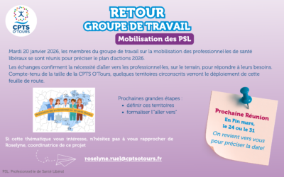 Retour Groupe de travail – Mobilisation des PSL