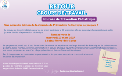 Retour Groupe de travail – Journée de prévention pédiatrique